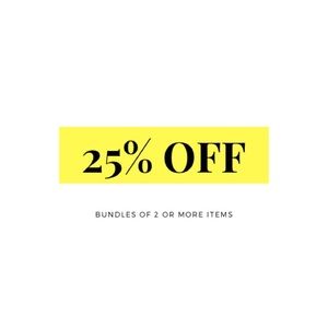 25% off 2 or More Items